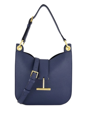 TOM FORD grain leather T-bar shoulder bag - Blue