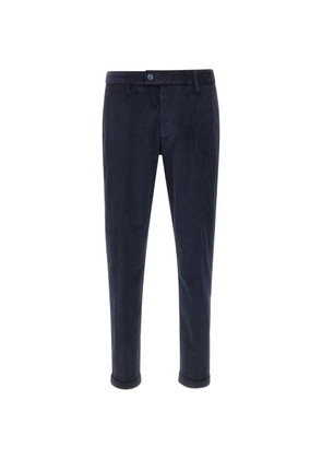 Re-Hash pleats cotton trousers - Blue