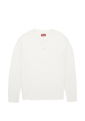 Fortela Amish waffle-knit T-shirt - White