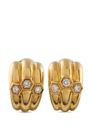 Van Cleef & Arpels diamond clip-on earrings - Gold