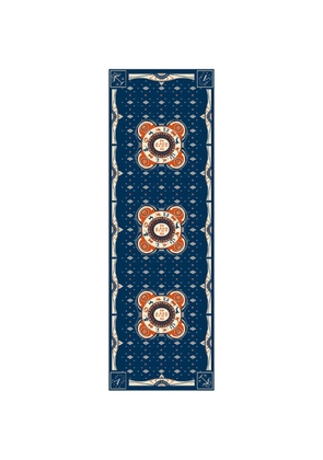 Fortela zodiac-print scarf - Blue