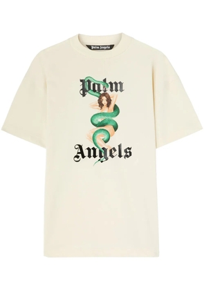 Palm Angels Ivy Pin Up T-shirt - Neutrals