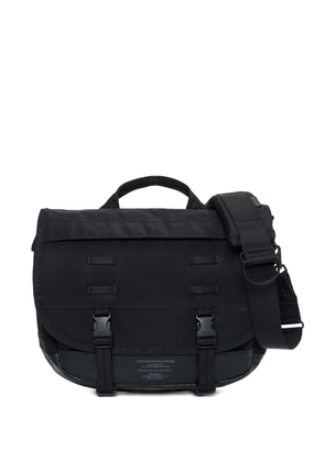 Porter-Yoshida & Co. buckle messenger bag - Black