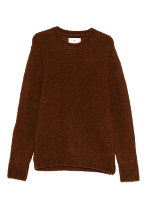 SEVEN GAUGE crew-neck jumper - Brown