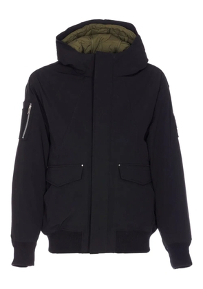 Moose Knuckles Mason hooded bomber jacket - Black