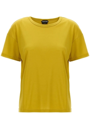 TOM FORD logo tag T-shirt - Yellow
