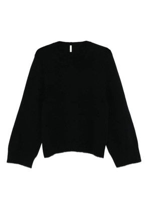 Boboutic balloon-sleeve cashmere jumper - Black