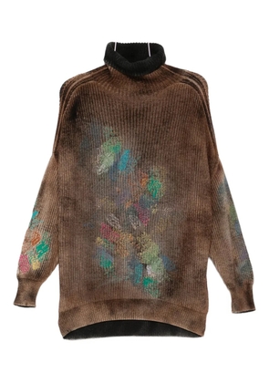 Avant Toi roll-neck sweater - Brown