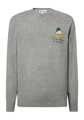 MC2 Saint Barth embroidered-motif sweater - Grey