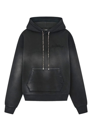 AMIRI embroidered-logo hoodie - Black