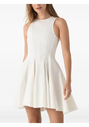 Marques'Almeida frayed mini dress - White