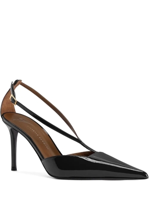 Giuseppe Zanotti leather heeled pumps - Black