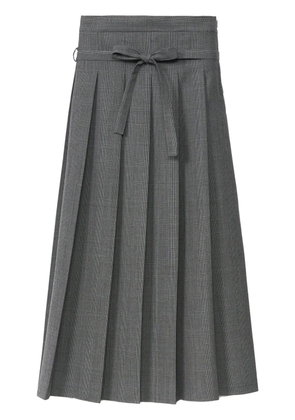Fabiana Filippi glen plaid skirt - Grey