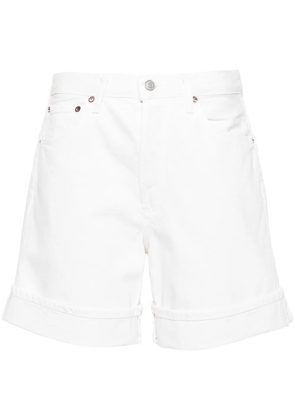 AGOLDE Dame wide-leg denim shorts - White