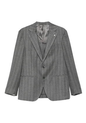 LUIGI BIANCHI MANTOVA pinstripe wool suit - Grey