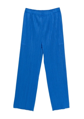 Pleats Please Issey Miyake pleated trousers - Blue