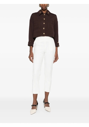 Elisabetta Franchi cropped trousers - White