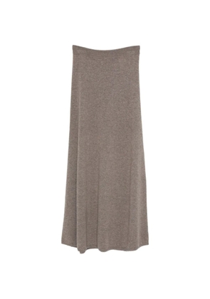 Lisa Yang Torie A-line midi skirt - Neutrals