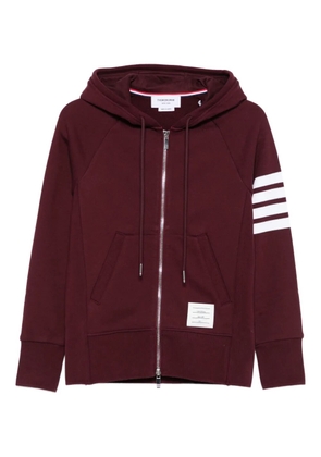 Thom Browne zip-up hoodie - Red