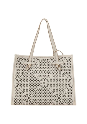 GIANNI CHIARINI Marcella knot-detail tote bag - White