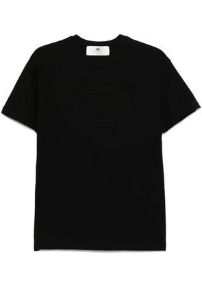 Elisabetta Franchi logo-embossed T-shirt - Black