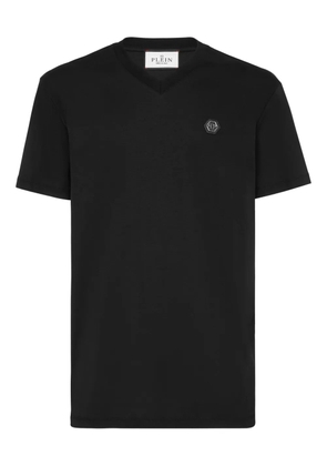 Philipp Plein V-neck logo T-shirt - Black