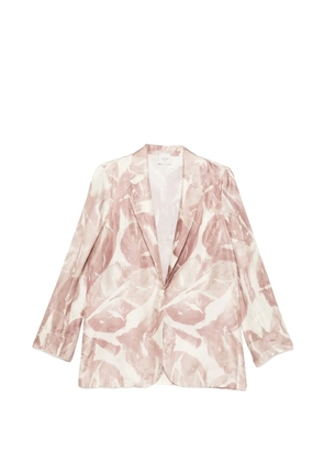 Alysi Monopetto floral single-breasted jacket - Neutrals
