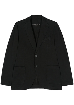 Circolo 1901 textured cotton blazer - Black