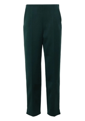 Giorgio Armani straight-leg wool trousers - Green