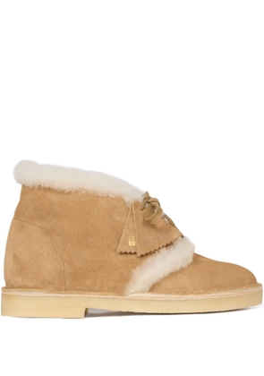 SANDRO x Clarks Originals desert boots cuir - Brown