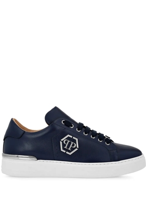 Philipp Plein logo-plaque sneakers - Blue