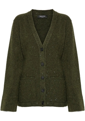 Fabiana Filippi sequin-embellished cardigan - Green