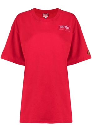 Kenzo logo-print cotton T-shirt - Red