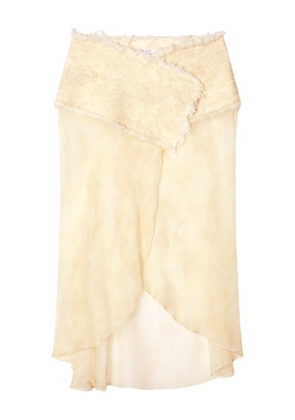 Off-White Francy Camou Geo skirt - Yellow