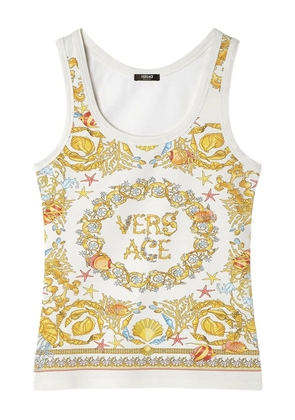Versace Underwater Barocco tank top - White