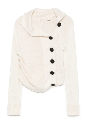 KHAITE Lorrai cardigan - Neutrals