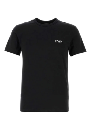 Emporio Armani logo-print cotton T-shirt pack (pack of two) - Black