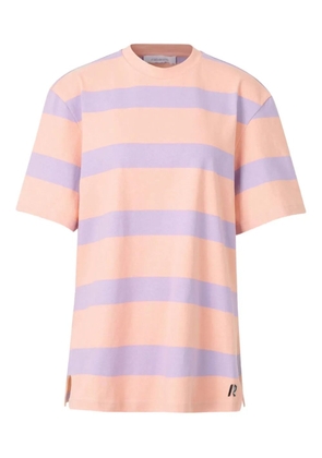 Rabanne striped cotton T-shirt - Pink