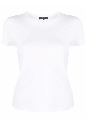 Theory short-sleeve pima cotton T-shirt - White