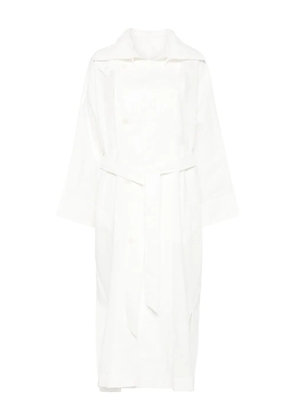 Issey Miyake Hempen coat - White