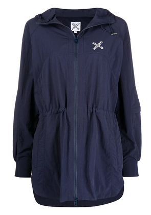 Kenzo 'Little X' hooded parka - Blue