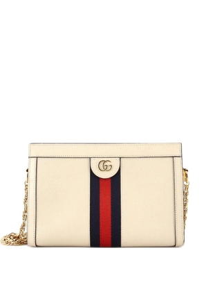 Gucci Pre-Owned Ophidia Chain Shoulder Bag Leather Small crossbody bag - White