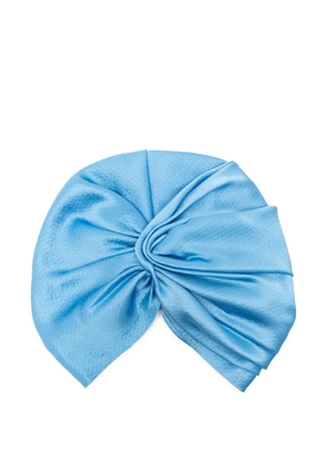 Jennifer Behr twisted satin hat - Blue