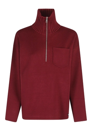 MOSCHINO JEANS high-neck sweater - Purple