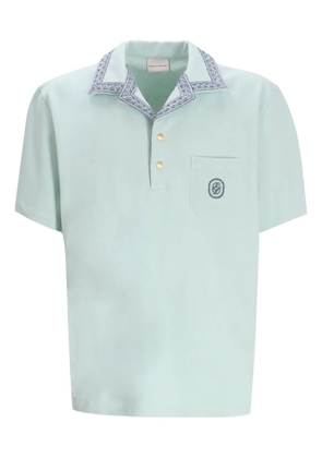 Drôle De Monsieur Le Polo D Miroir polo shirt - Blue