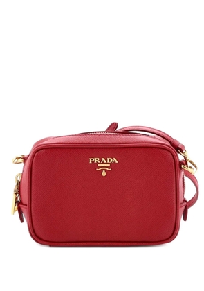 Prada Pre-Owned Zip Saffiano Leather Mini crossbody bag - Red