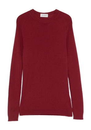 John Smedley ribbed sweater - Red