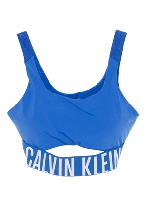 Calvin Klein logo sports top - Blue