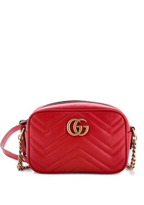 Gucci Pre-Owned GG Marmont Shoulder Bag Matelasse Leather Mini crossbody bag - Red