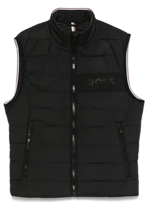 BOSS logo water-repllent gilet - Black